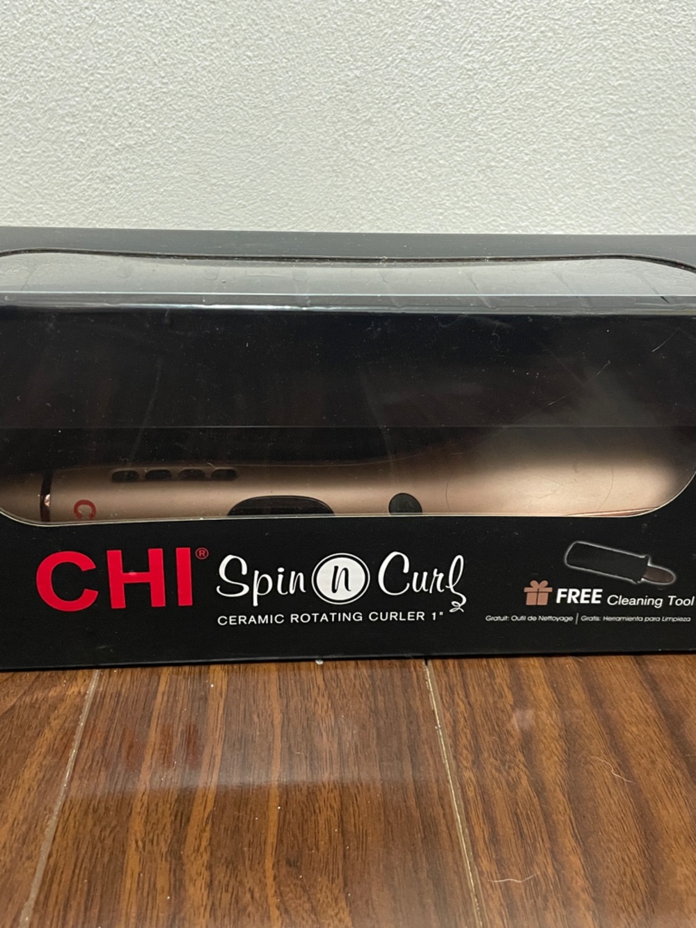CHI Spin N Curl Ceramic Rotating Curler - Rose Gold
